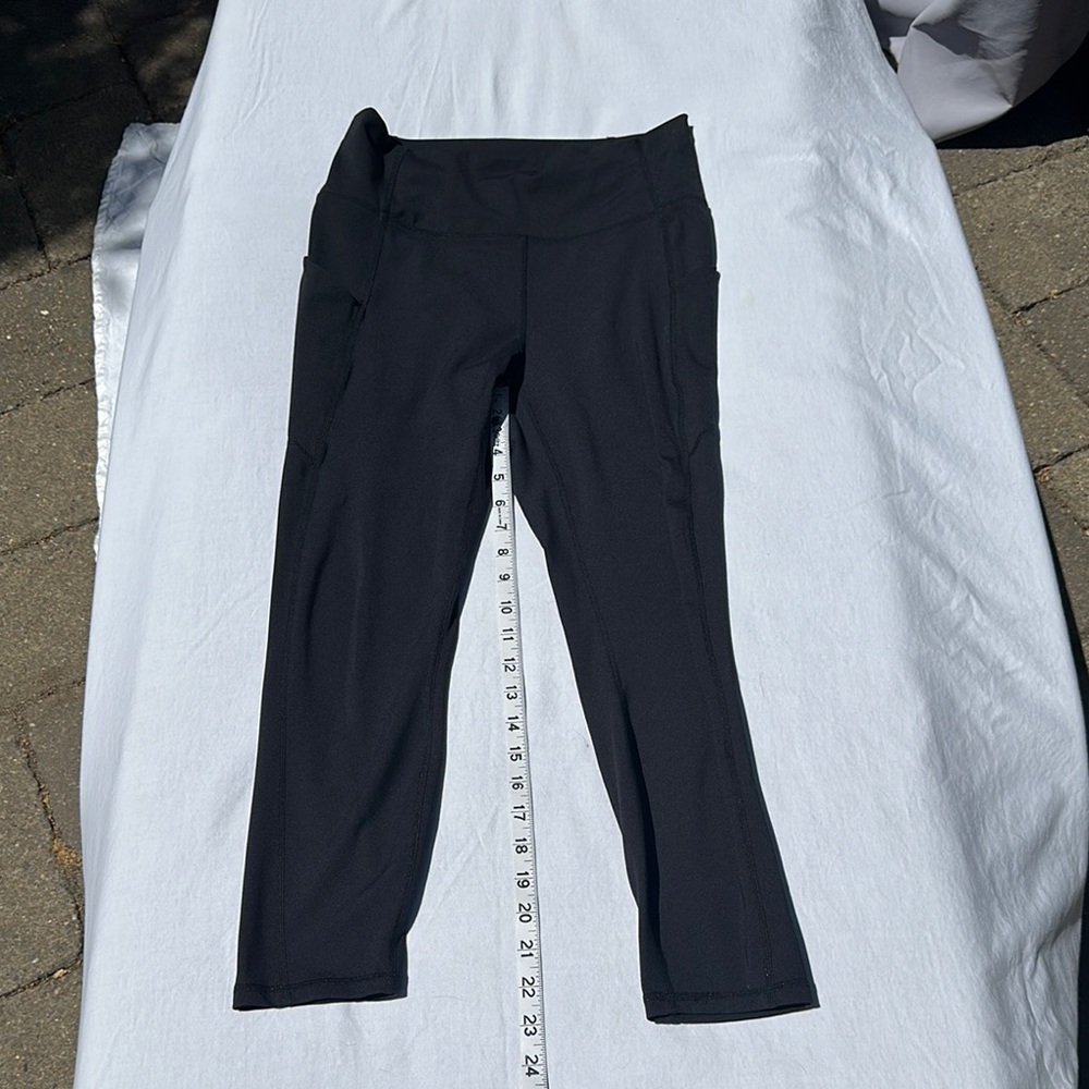 Fabletics Black Leggings Slim Fit Stretchy Athletic Wear